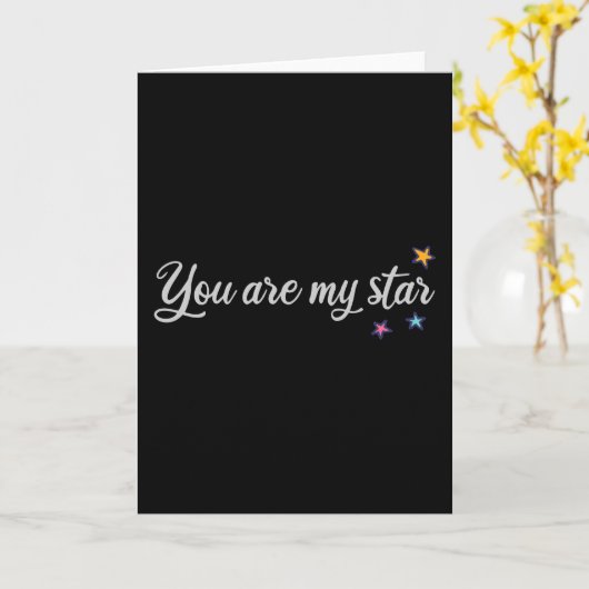 君が僕の星だ カード (黄色い花)