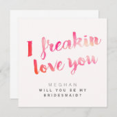 君が僕の花嫁になるなんて大変な男だ 招待状 (正面/裏面)