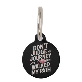 君が僕の道を歩むまで僕の旅を判断するな ペット　ネームタグ