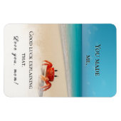 「君が僕を作ってくれた。頑張って…」 - おもしろい Mom Magnet マグネット (横)