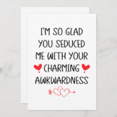 君が僕を誘ってくれて本当に嬉しい魅力的 シーズンカード (正面/裏面)