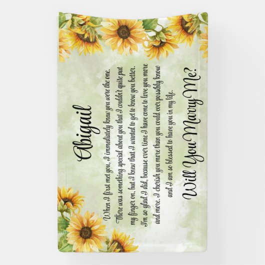 君が唯一の提案だと思パーソナライズされたった 横断幕 (縦)