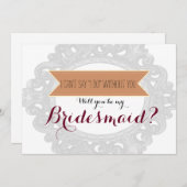 君が居なくっちゃ駄目だ |花嫁メイド 招待状 (正面/裏面)