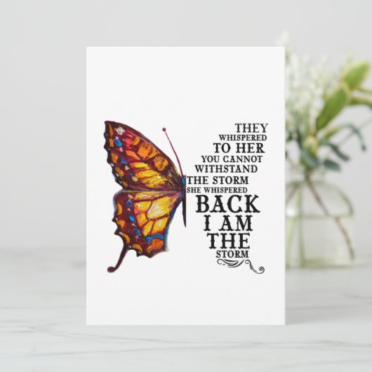 君が嵐に耐えられぬと彼らはささやいた サンキューカード (スタンド正面)