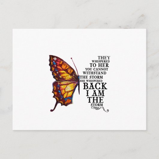 君が嵐に耐えられぬと彼らはささやいた シーズンポストカード (正面)