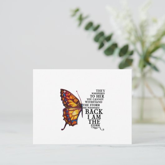 君が嵐に耐えられぬと彼らはささやいた ポストカード (スタンド正面)