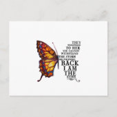 君が嵐に耐えられぬと彼らはささやいた ポストカード (正面)