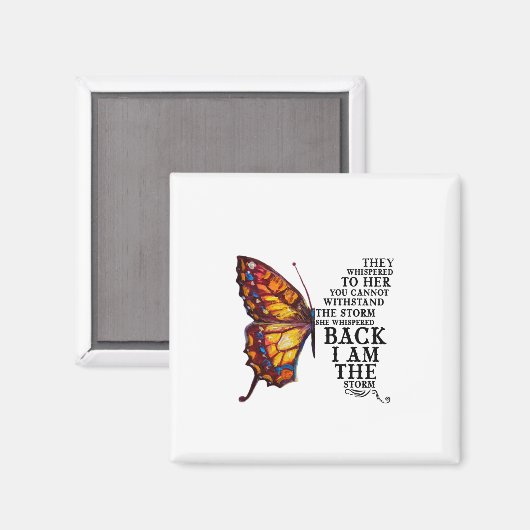 君が嵐に耐えられぬと彼らはささやいた マグネット (正面/裏面)