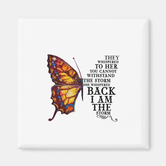 君が嵐に耐えられぬと彼らはささやいた マグネット (正面)