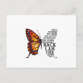 君が嵐に耐えられぬと彼らはささやいた 案内ポストカード (正面)