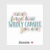 君が忘れどんな能力を持つのか、カラフル シール (シート)