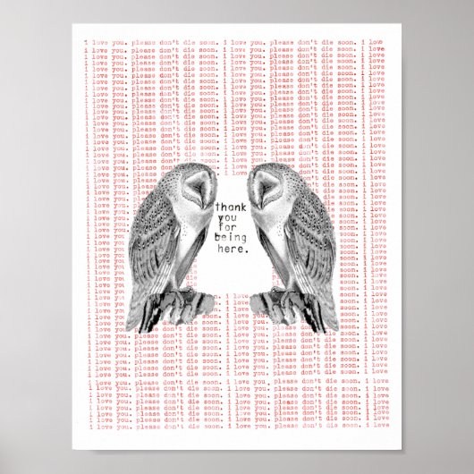 君が感謝していここに来たのは ポスター (正面)