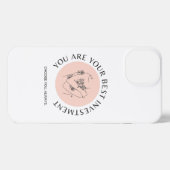 君が投資最高のだ。 iPhoneケース (裏面横)