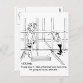 君が歌うハンマーでもし殴るんもしだ ポストカード (正面/裏面)