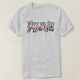 君が泊まるところへ君のTシャツだ Tシャツ