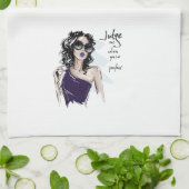 君が申し分が無い時は僕を裁け キッチンタオル (折り畳み)