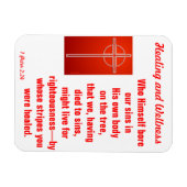 君が癒されストライプた彼らの手によって マグネット (横)