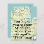 君が知っている事はあなたはミシガンから来た ポストカード (正面/裏面)