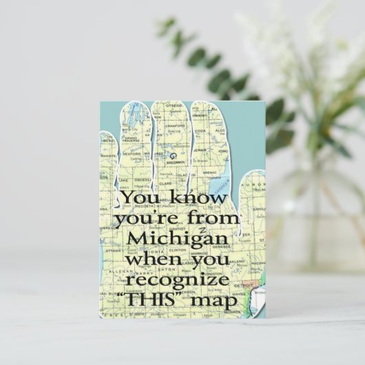 君が知っている事はあなたはミシガンから来た ポストカード (スタンド正面)