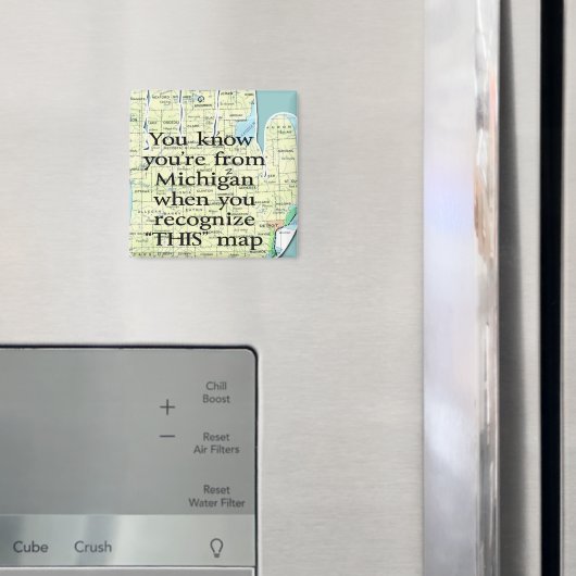 君が知っている事はあなたはミシガンから来た マグネット (インサイチュ (冷蔵庫))