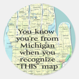 君が知っている事はあなたはミシガンから来た ラウンドシール