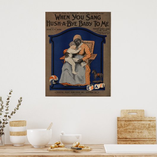 君が私に別れのベビーを歌ったとき ポスター (キッチン)