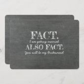 君が私の花嫁になる事も 招待状 (正面/裏面)