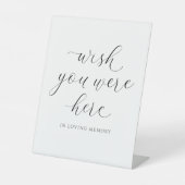 君が結婚ここに来たらと思って思ったエレガント 台座サイン (正面)