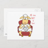 君が編んだのは愛だけだ ポストカード (正面/裏面)