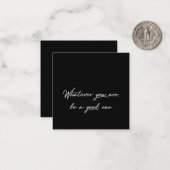 君が良い人なら何でも ノートカード (正面/裏面インサイチュ)