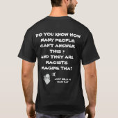 君が苦しむようになったのは何歳だった Tシャツ (裏面)