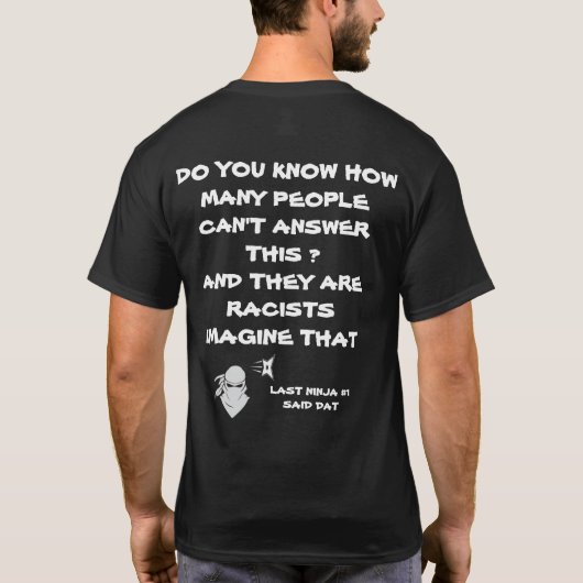 君が苦しむようになったのは何歳だった Tシャツ (裏面)