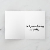 君が行くのを見て私たちは悲しい カード (内部)