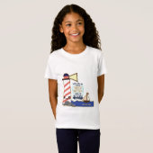 君が行く時。深いウォーターズイザヤパーソナライズされた Tシャツ (正面フル)