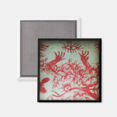 君が赤い目信じでスケッチする目 マグネット (正面/裏面)