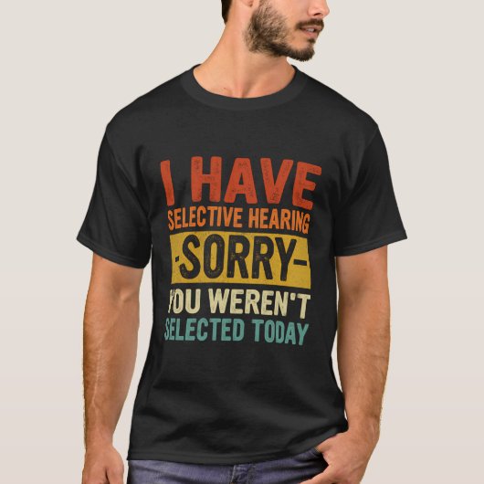 君が選ばなかったシャツを選んで聴いている Tシャツ (正面)