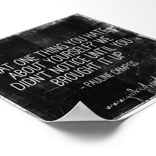 君が非合理的な引用文を嫌う一つ ポスター (角)