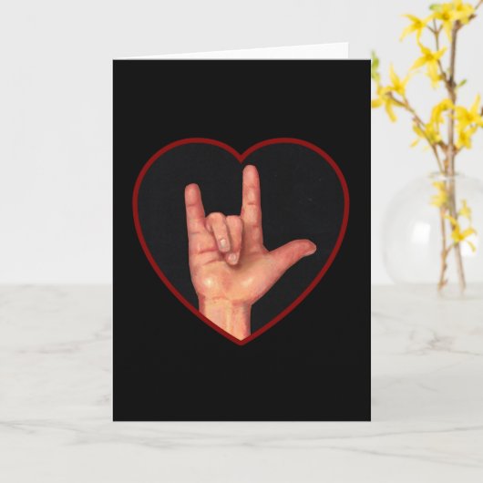 君が黒い字を使うのが好きだ カード (黄色い花)