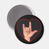 君が黒い字を使うのが好きだ マグネット (正面/裏面)