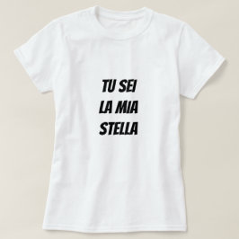 君がTシャツで僕のイタリアン一番好きだ Tシャツ