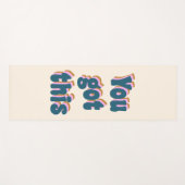 君こ得の励まやる気を起こさせるし引用文 ヨガマット (正面(横))