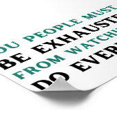 君たちは僕を見て疲れ果てているだろう ポスター (角)