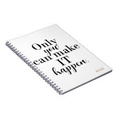 君だけならできるパーソナライズされたカスタム ノートブック (右側)