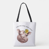 君だけ積み込みスタイリッシュだ トートバッグ (裏面)