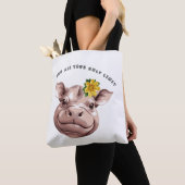 君だけ積み込みスタイリッシュだ トートバッグ (クローズアップ)