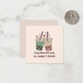 君といるとハートが弾む ノートカード (正面/裏面インサイチュ)