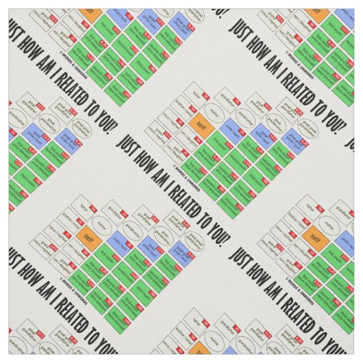 君とはどういう関係だ？系図学 ファブリック (見本)