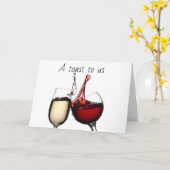 君と一緒に毎日がお祝い カード (黄色い花)