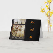 君と僕で「ホットココア」は君を愛している カード (黄色い花)