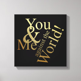 君と僕は反対だ キャンバスプリント